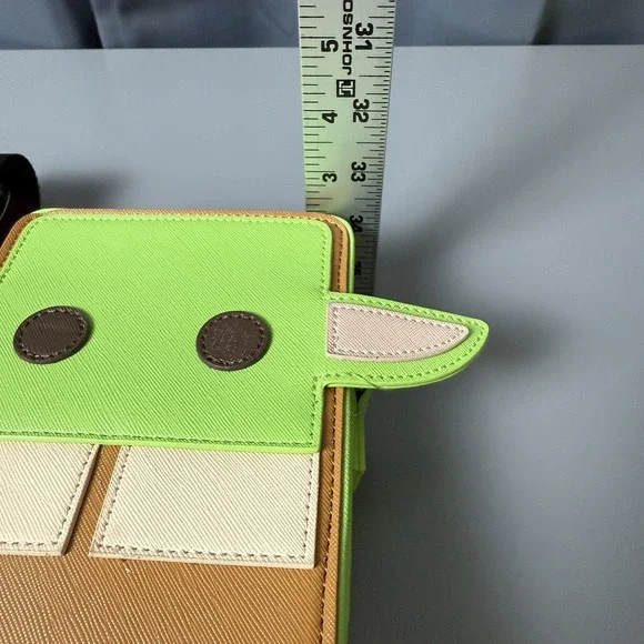 Disney Star Wars Grogu Baby Yoda Crossbody Bag Chewbacca Charm new - Picture 13 of 13